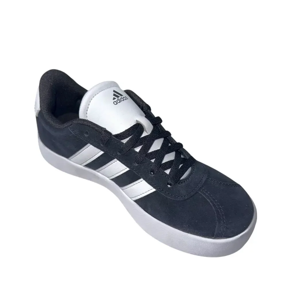ADIDAS Black Unisex Sportswear 859 VL Court 3.0 Shoes Kids SZ/3